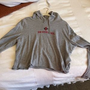 Sdsu cropped hoodie